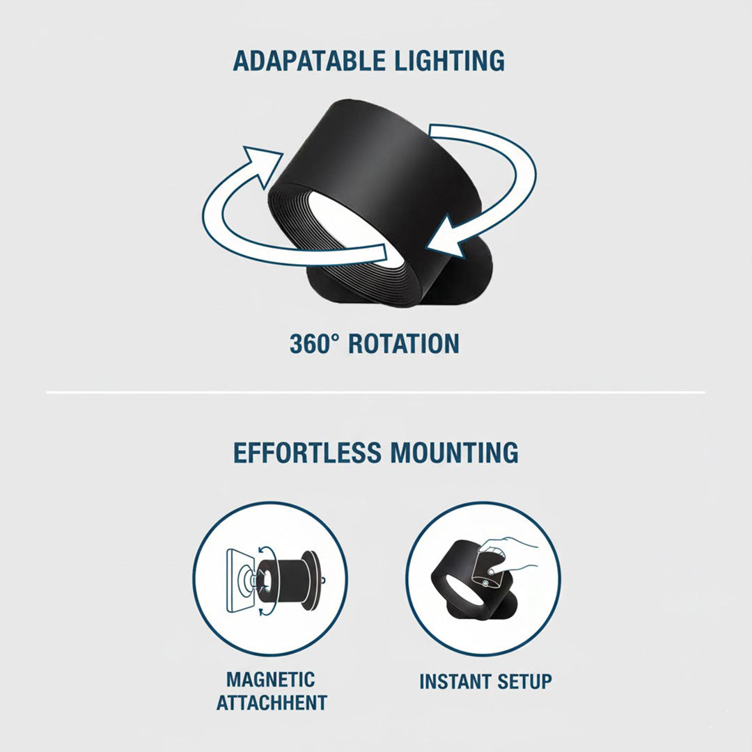 Lamp with Touch Activation and Adjustable Brightness