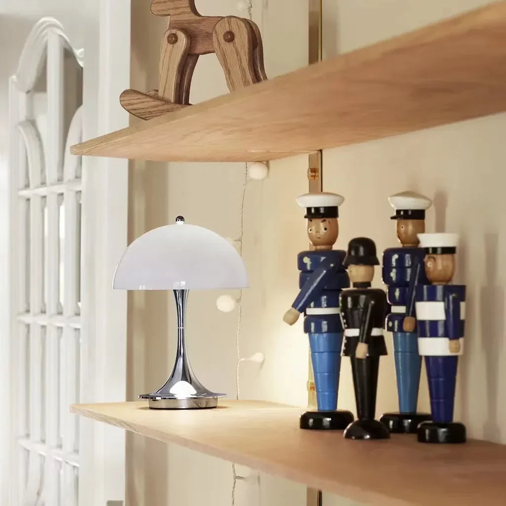 Lamp with Wireless LED and Rechargeable Battery