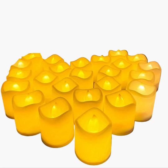 LED Candles with Battery Operation and Flameless Design