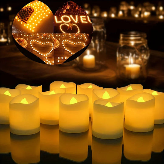 LED Candles with Battery Operation and Flameless Design
