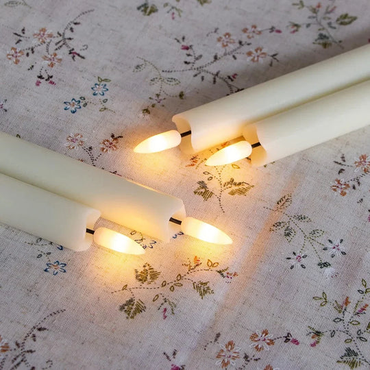 LED Candles with Realistic Flame and Battery Operation