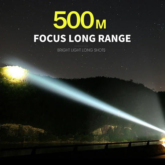LED Flashlight with Water Resistance and Bright Light