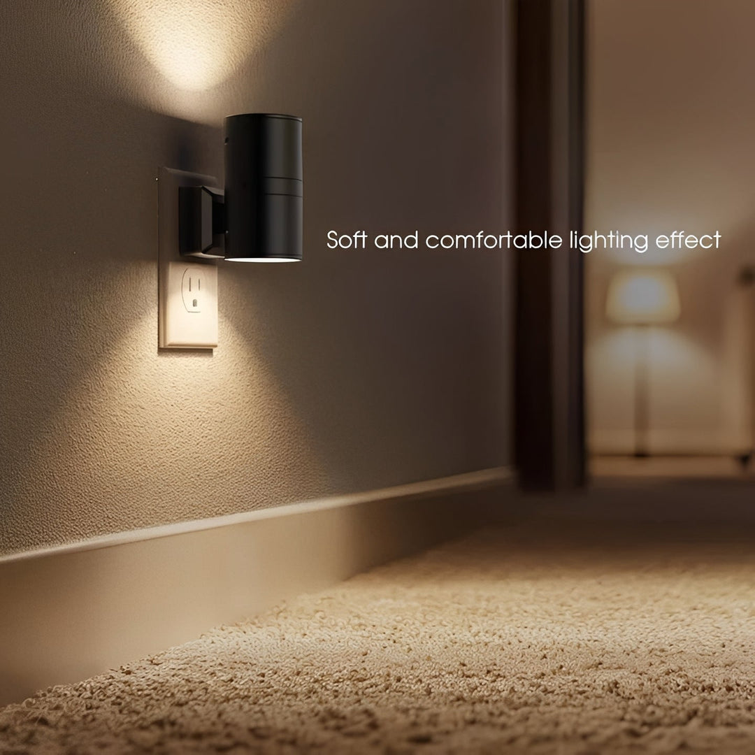 LED Night Light with Light Sensor and Plug-In Design