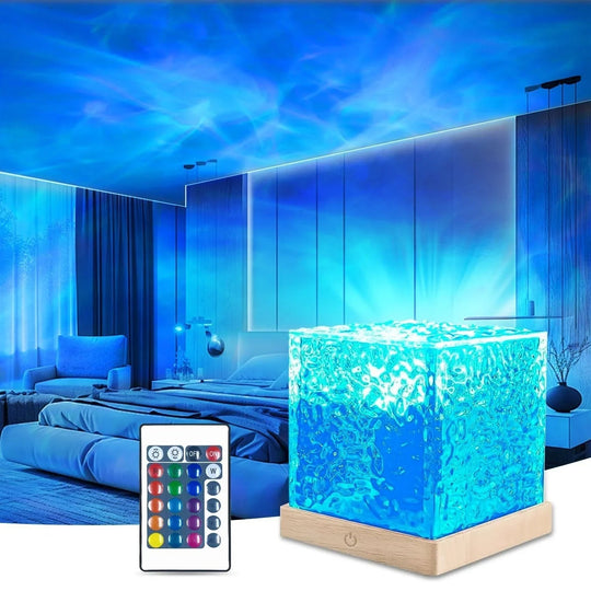 Light Projector with Ocean Wave Effects and Remote Control