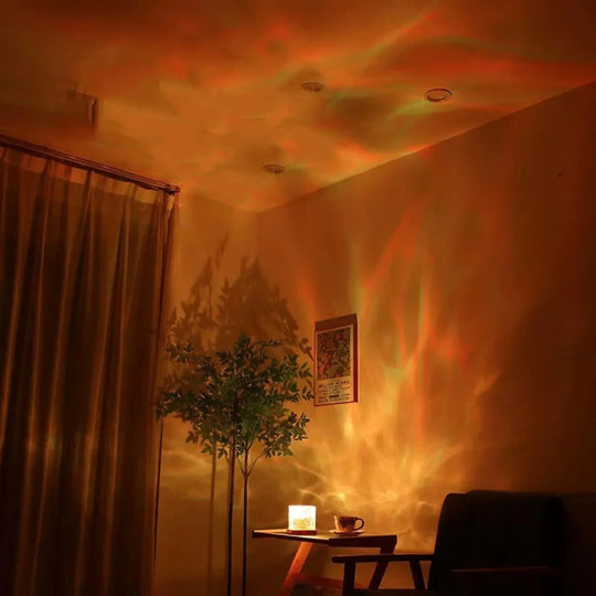 Light Projector with Ocean Wave Effects and Remote Control