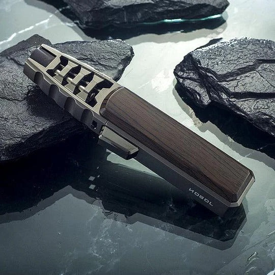Lighter with Windproof Design and Adjustable Flame