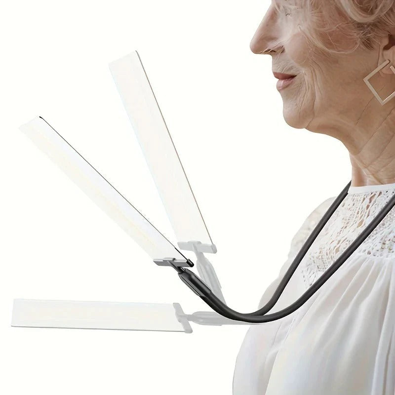 Magnifying Glass with Hands-Free Design and Flexible Neck