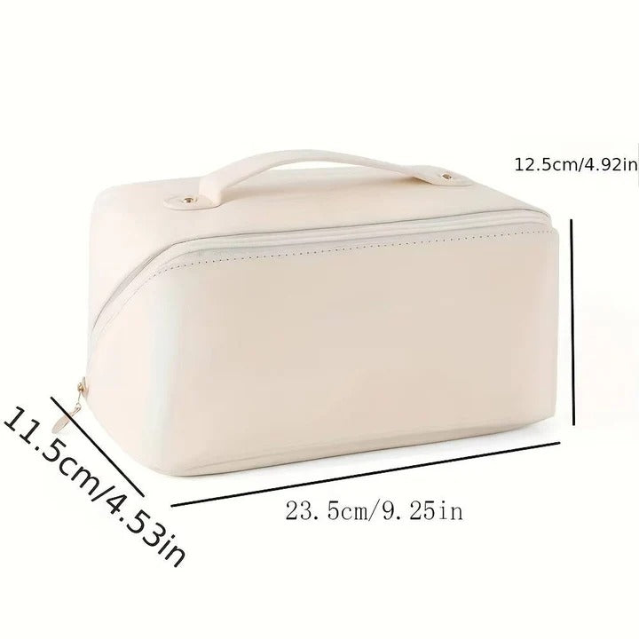 Makeup Organizer with PU Leather and Easy Access Design