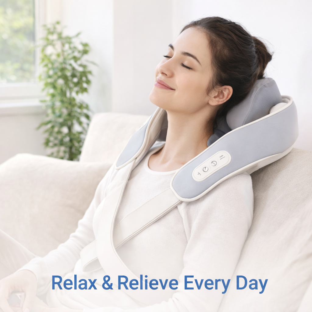 Massager with Heat Function and Wearable Design