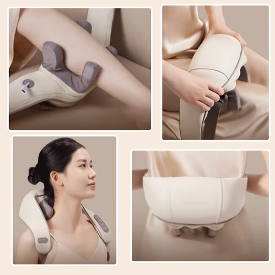 Massager with Heat Therapy and Adjustable Settings