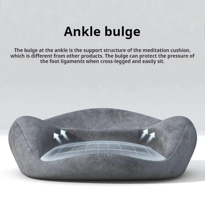 Meditation Cushion with Memory Foam and Round Design