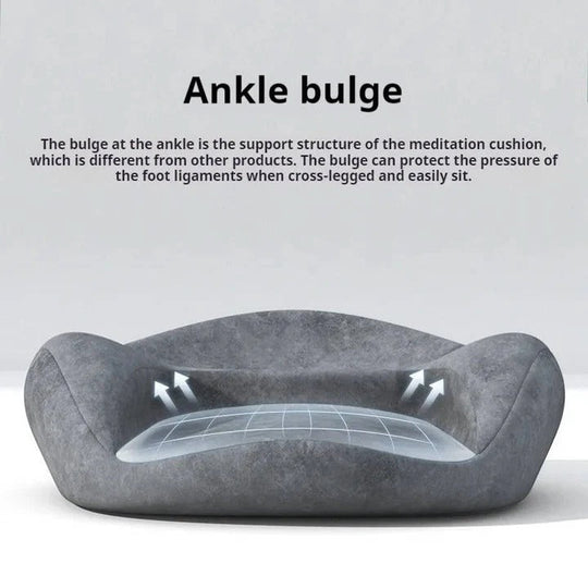 Meditation Cushion with Memory Foam and Round Design