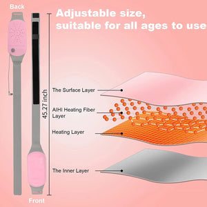 Menstrual Relief Pad with Heated Therapy and Washable Design