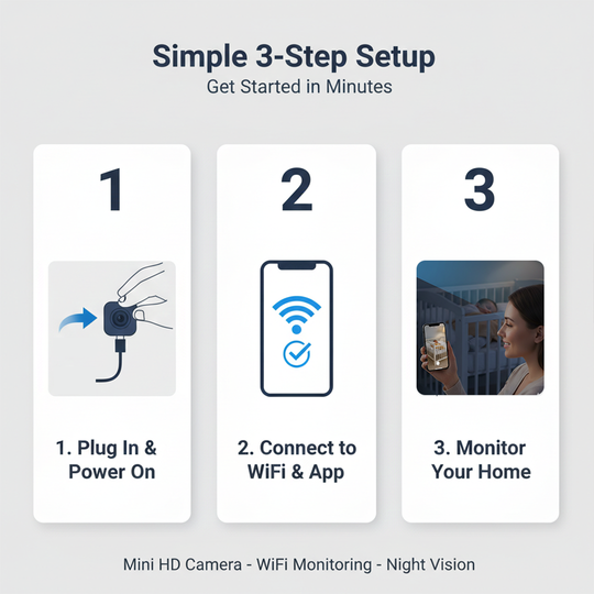 Mini Camera with HD Video and Audio Recording