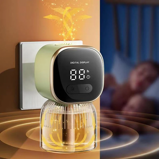 Mosquito Repellent with Electric Plug-In and Odorless Formula