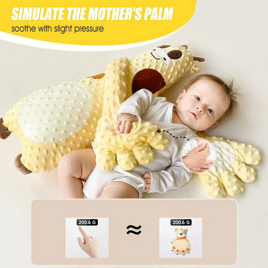 Motorized Sleep Aid with Adjustable Tapping and Soothing Sounds