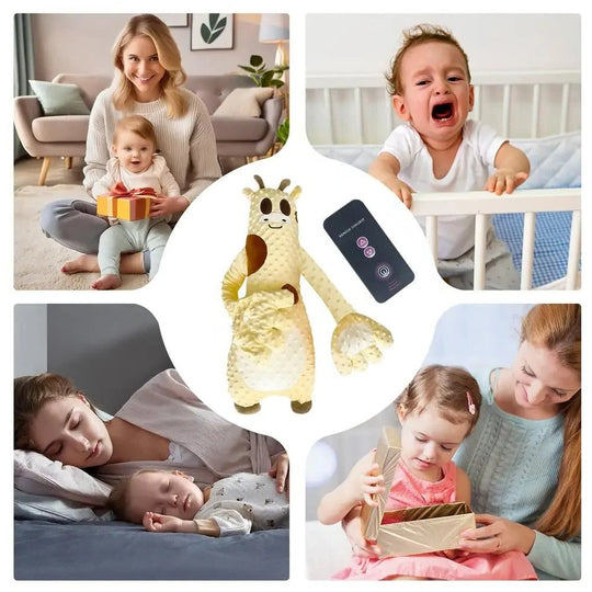Motorized Sleep Aid with Adjustable Tapping and Soothing Sounds