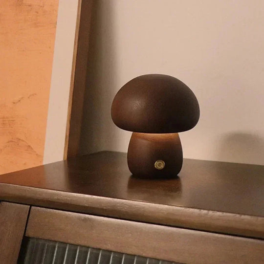 Mushroom Night Light with Touch Control and Rechargeable Battery
