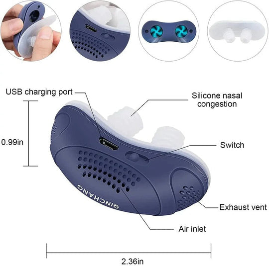 Nasal Blower with Portable Design and USB Charging