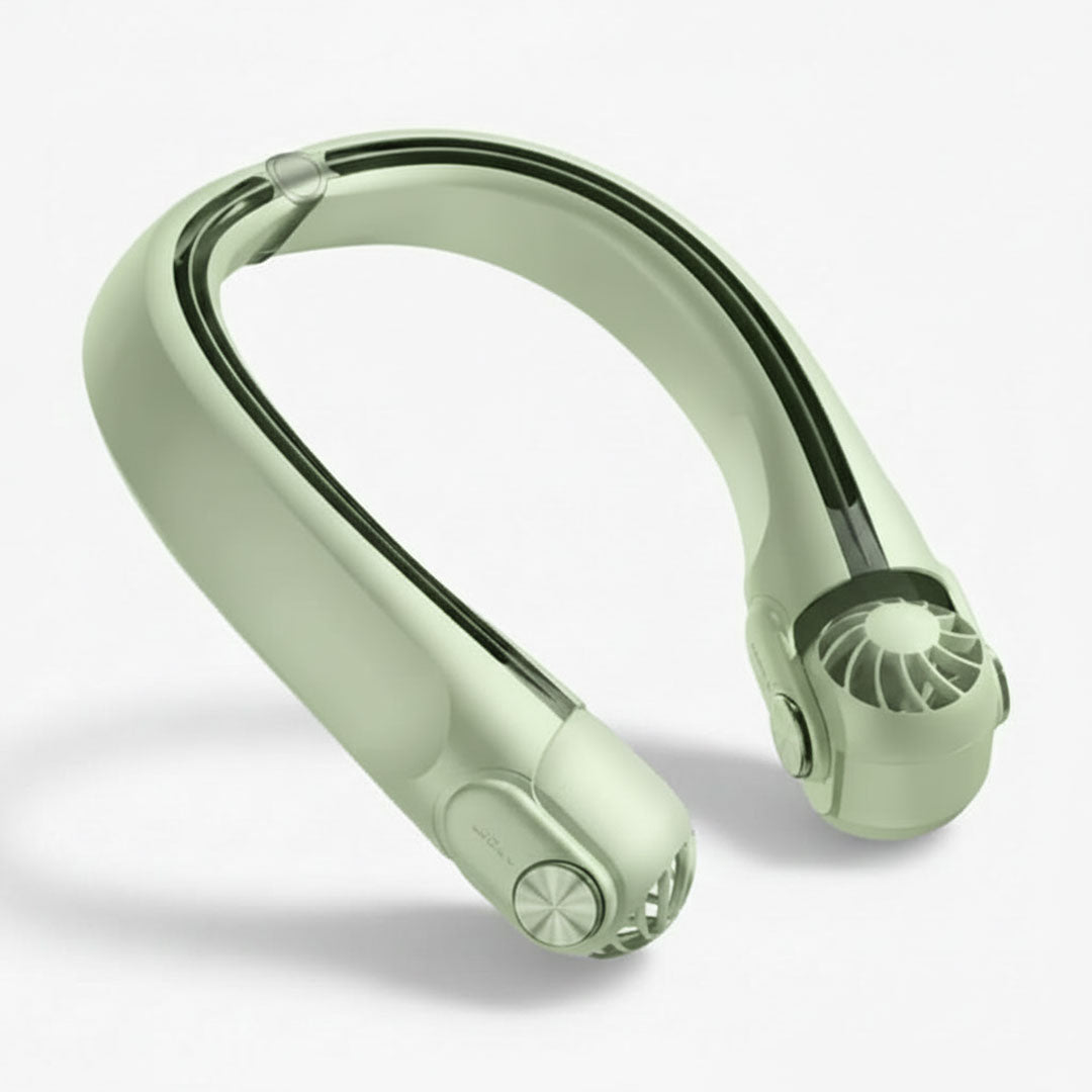 Neck Fan with Wearable Design and Rechargeable Battery