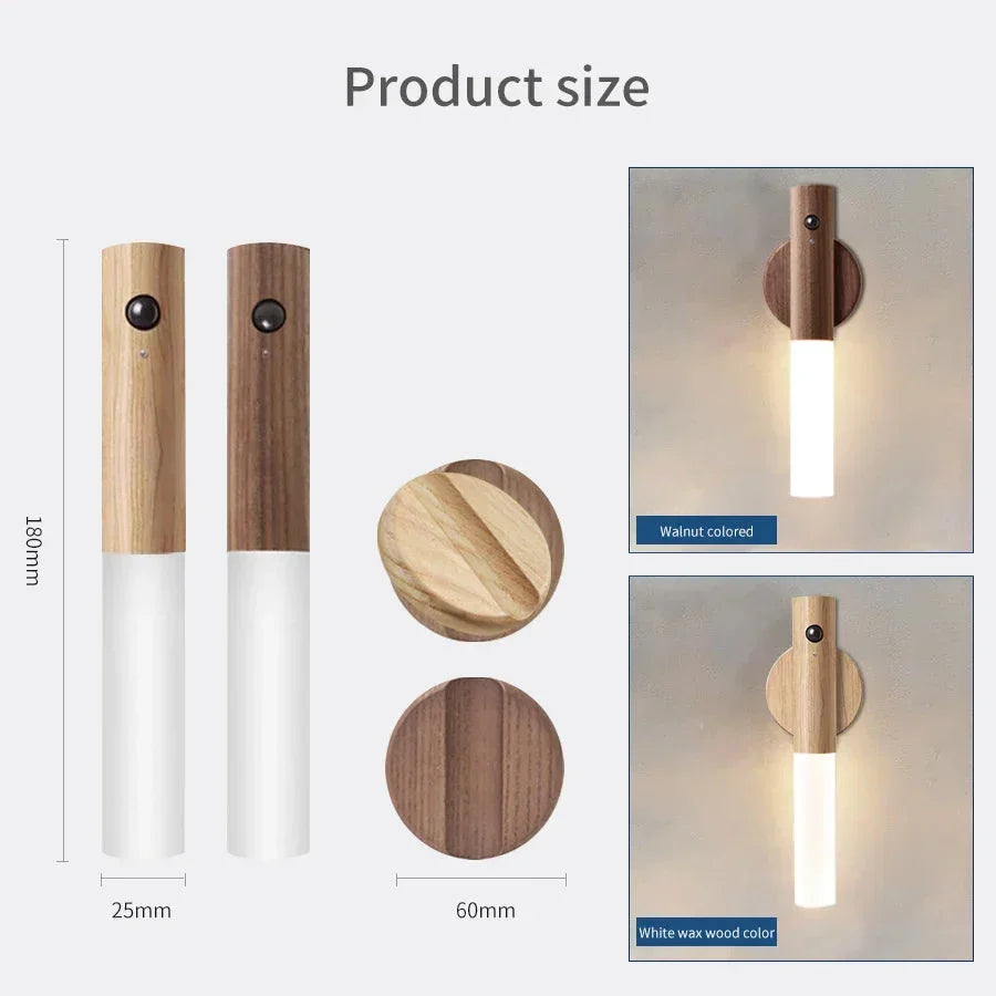 Night Light with Motion Sensor and Rechargeable Battery