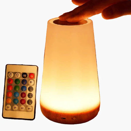 Night Light with Rechargeable Battery and Tap Control