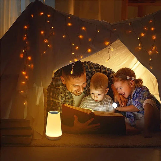 Night Light with Rechargeable Battery and Tap Control
