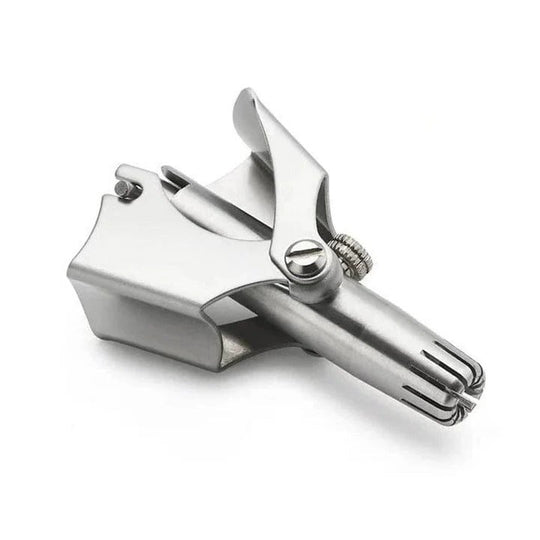 Nose and Ear Hair Trimmer with Stainless Steel Head and Washable Design
