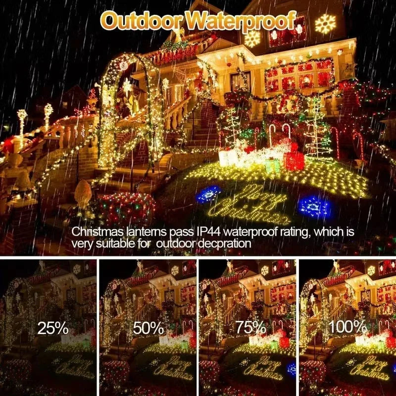 Outdoor Fairy Lights with Remote Control and Plug Power