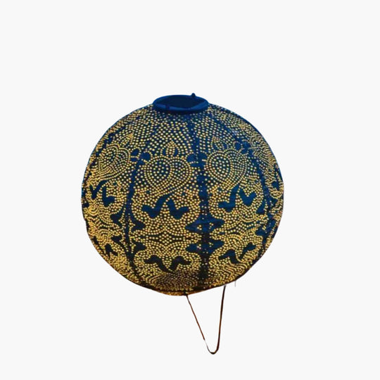 Outdoor Lantern with Solar Power and Globe Design