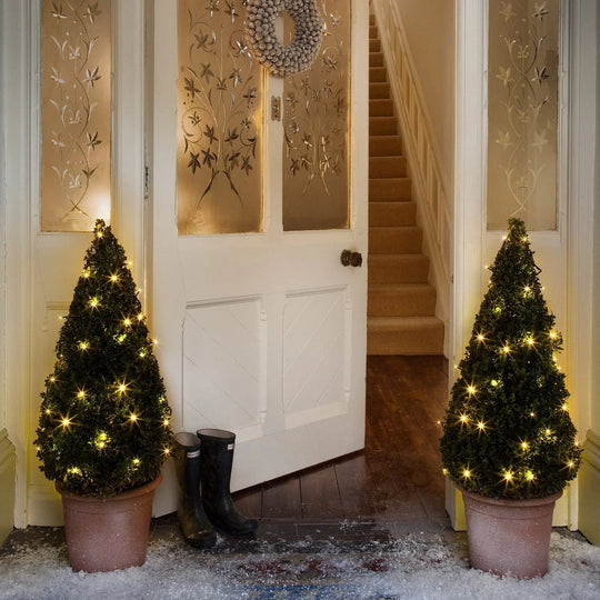 Outdoor Lights with LED Bulbs and String Design