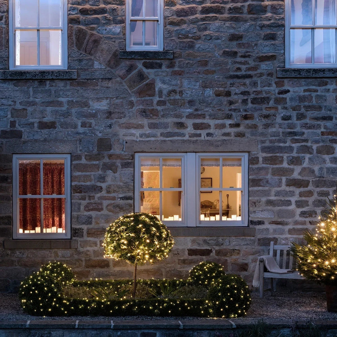 Outdoor Lights with LED Bulbs and String Design