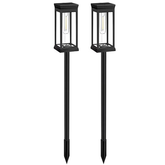 Outdoor Path Lights with Solar Power and Durable Design