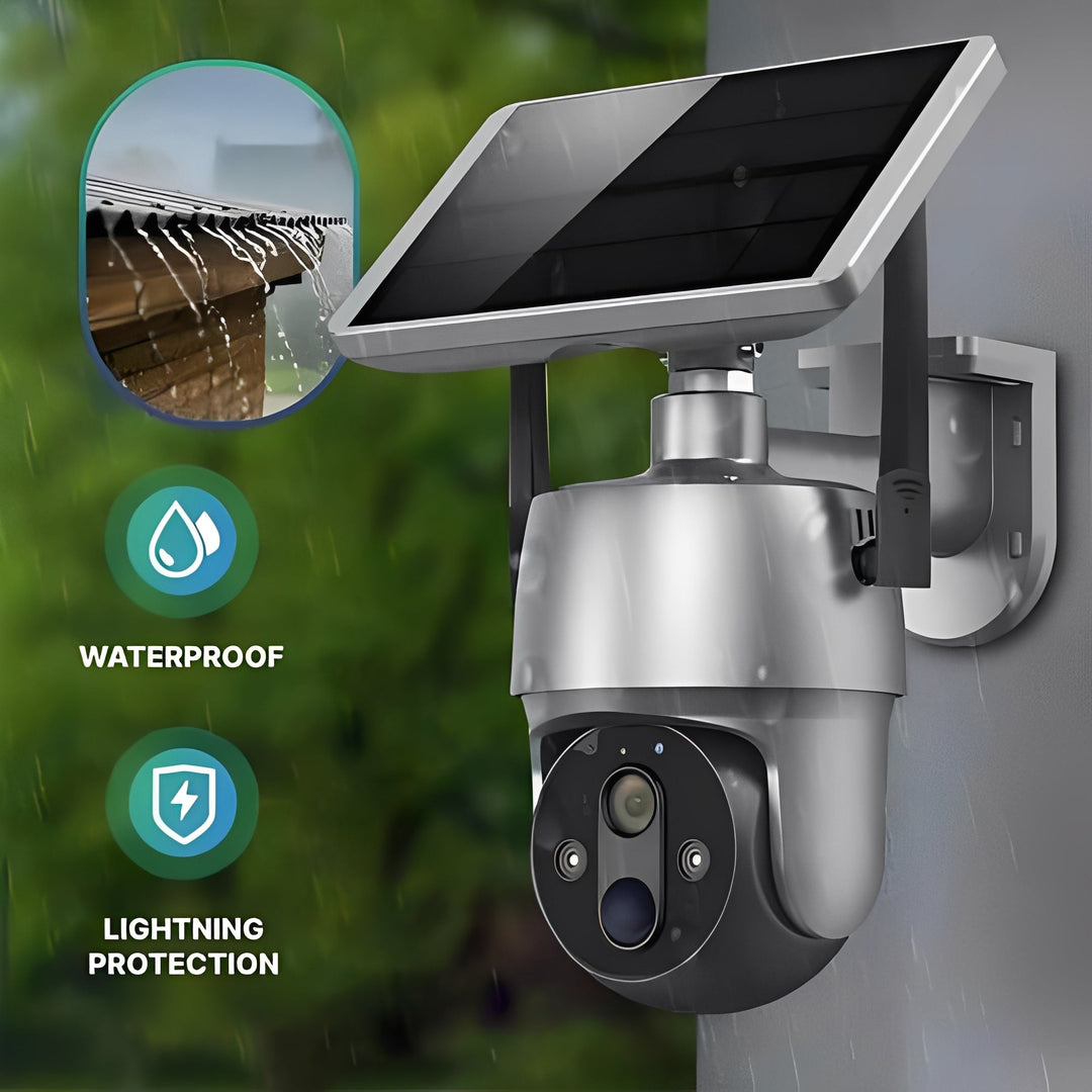 Outdoor Security Camera with Motion Detection and Audio