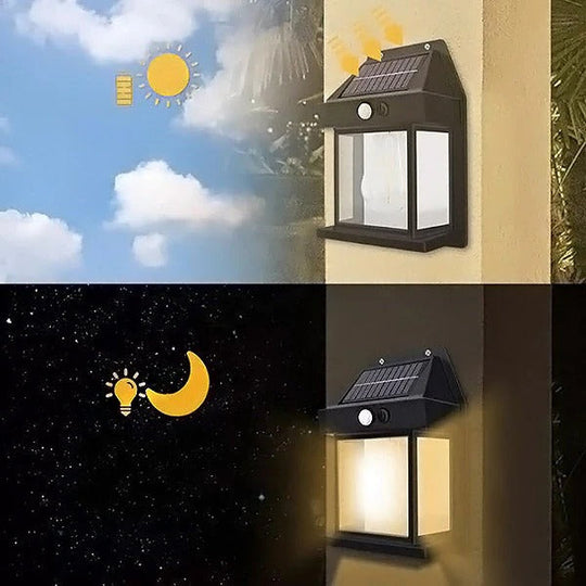 Outdoor Solar LED Lights with Motion Sensor and Waterproof Design