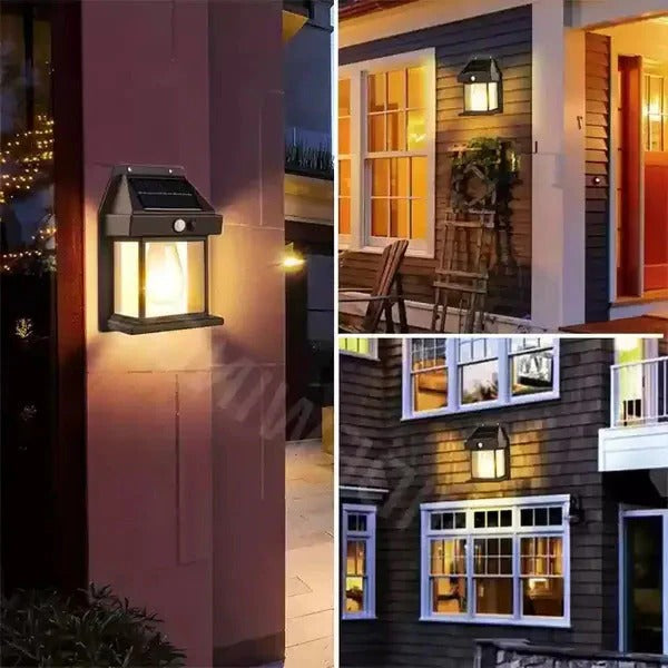 Outdoor Solar LED Lights with Motion Sensor and Waterproof Design
