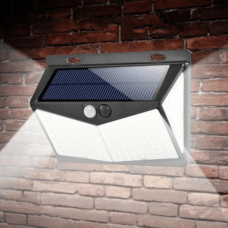 Outdoor Solar Light with Motion Sensor and Weatherproof Design