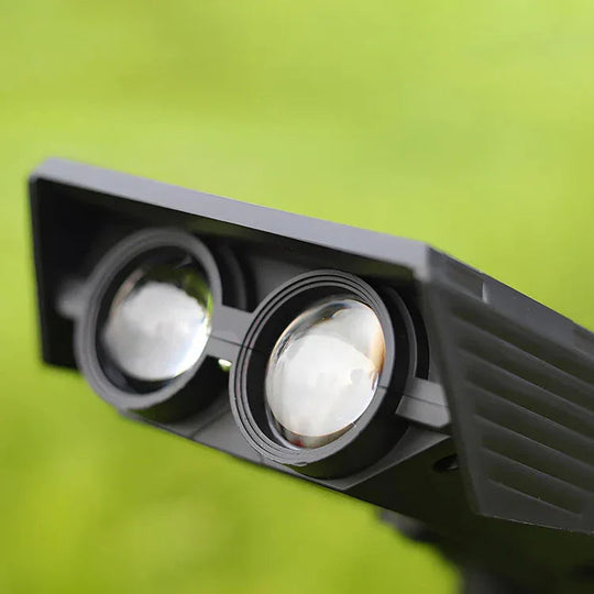 Outdoor Spotlight with Solar Power and LED Illumination