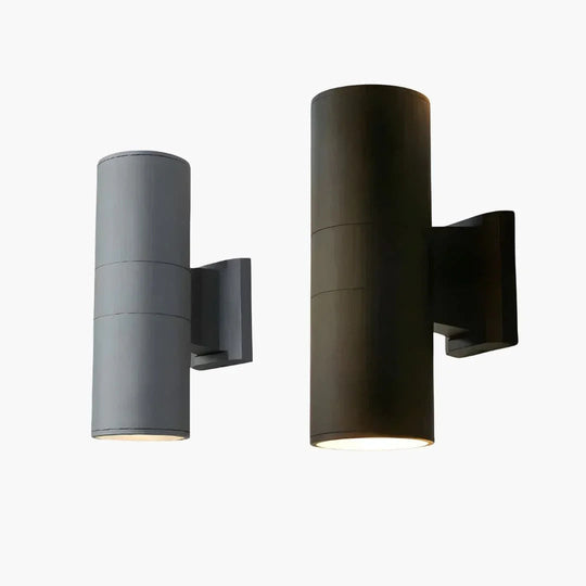 Outdoor Wall Light with LED Illumination and Aluminum Design