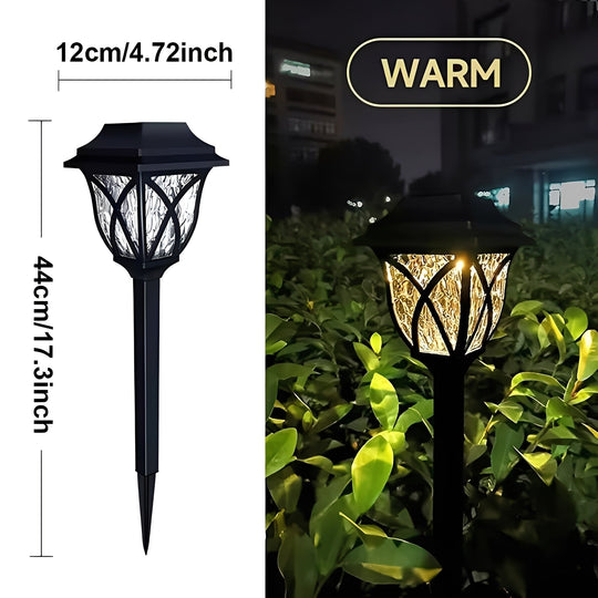 Pathway Lights with Solar Power and LED Illumination