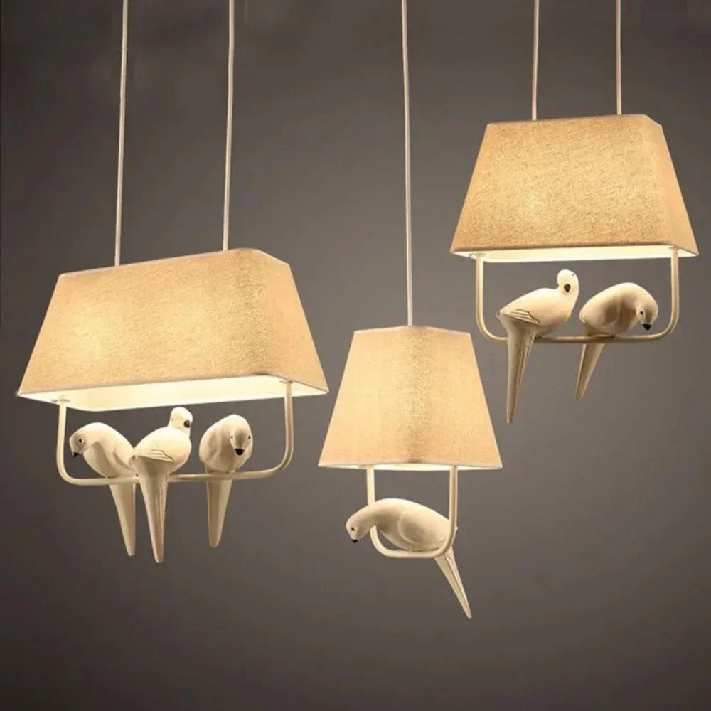 Pendant Light with Rattan Shade and Scandinavian Design