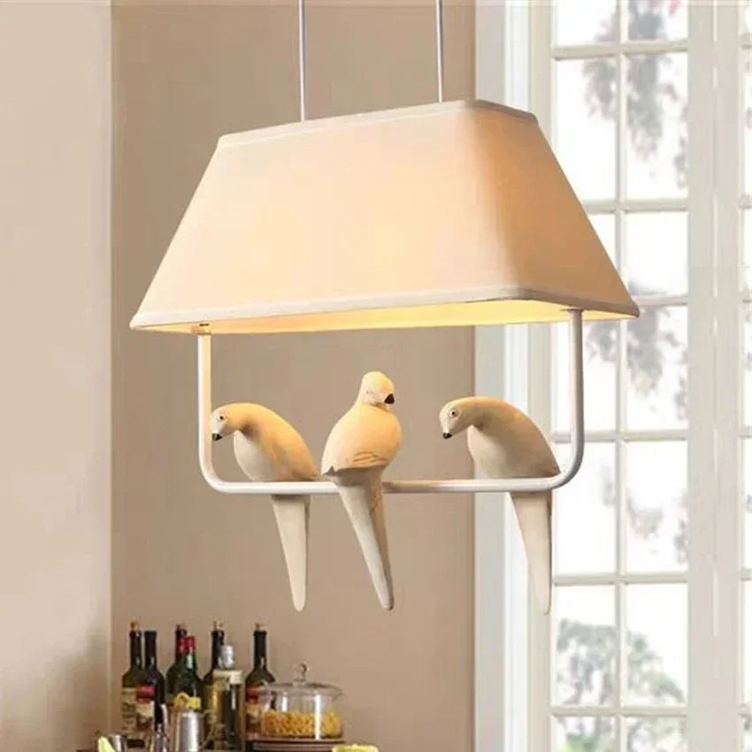 Pendant Light with Rattan Shade and Scandinavian Design
