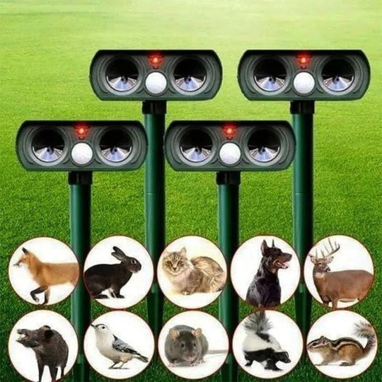 Pest Repeller with Infrared Detection and Solar Power