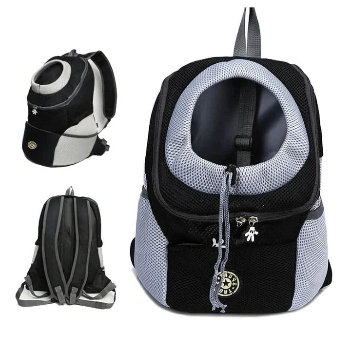 Pet Carrier with Front-Facing Design and Comfortable Straps