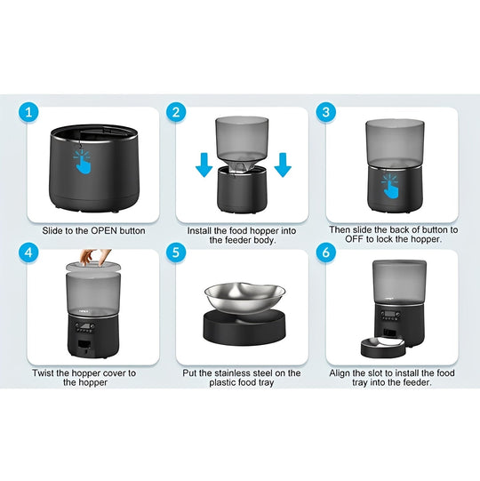 Pet Feeder with Smart Scheduling and Portion Control