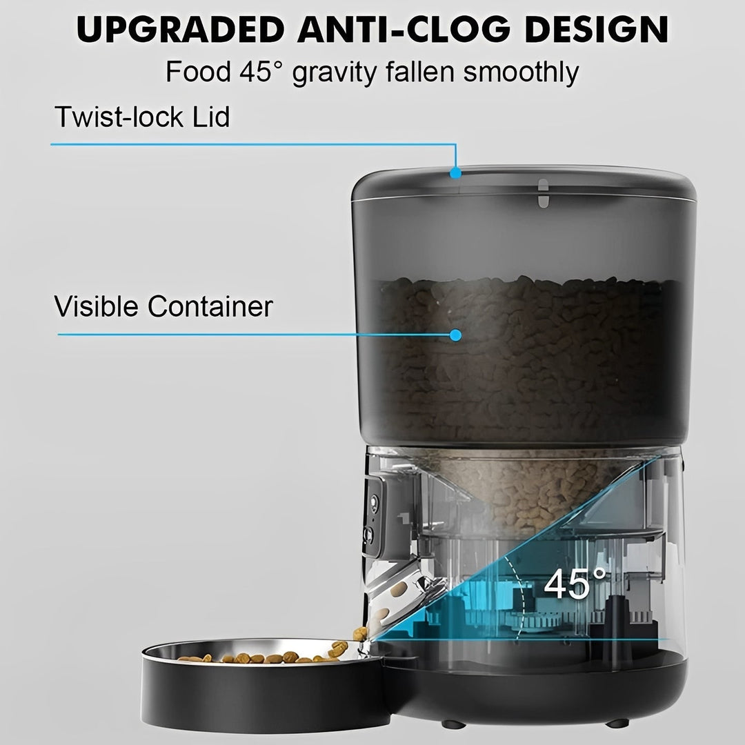 Pet Feeder with Smart Scheduling and Portion Control