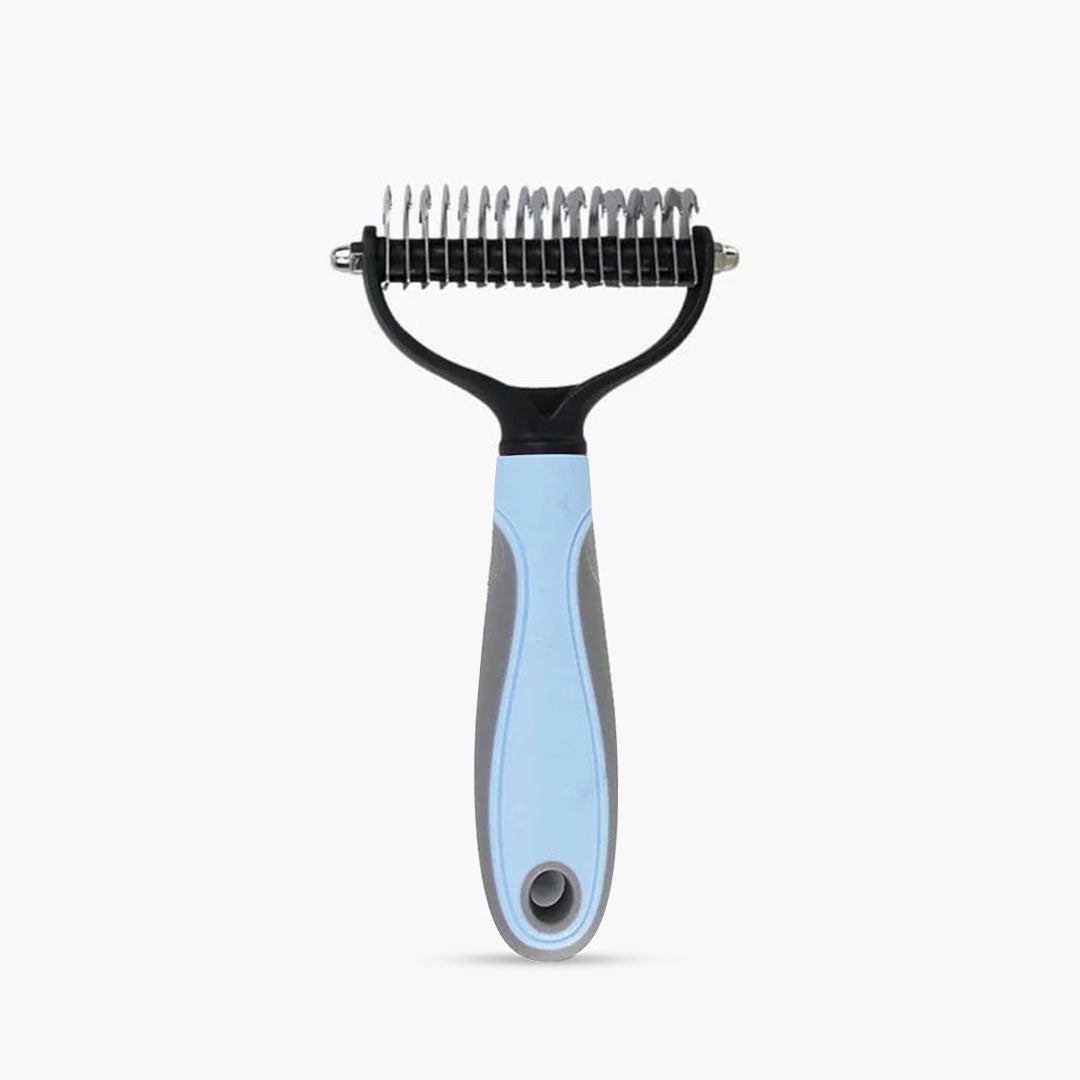 Pet Grooming Brush with Deshedding and Gentle Bristles