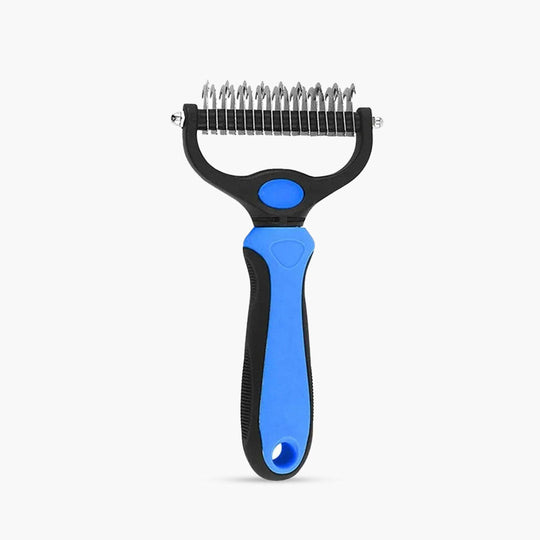 Pet Grooming Brush with Deshedding and Gentle Bristles
