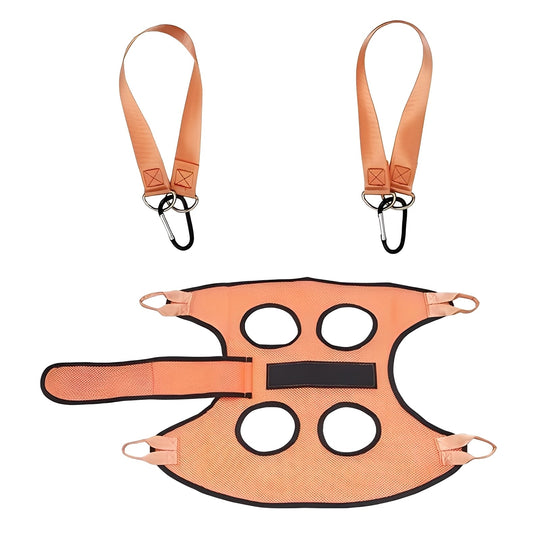 Pet Grooming Hammock with Adjustable Straps and Soft Fabric