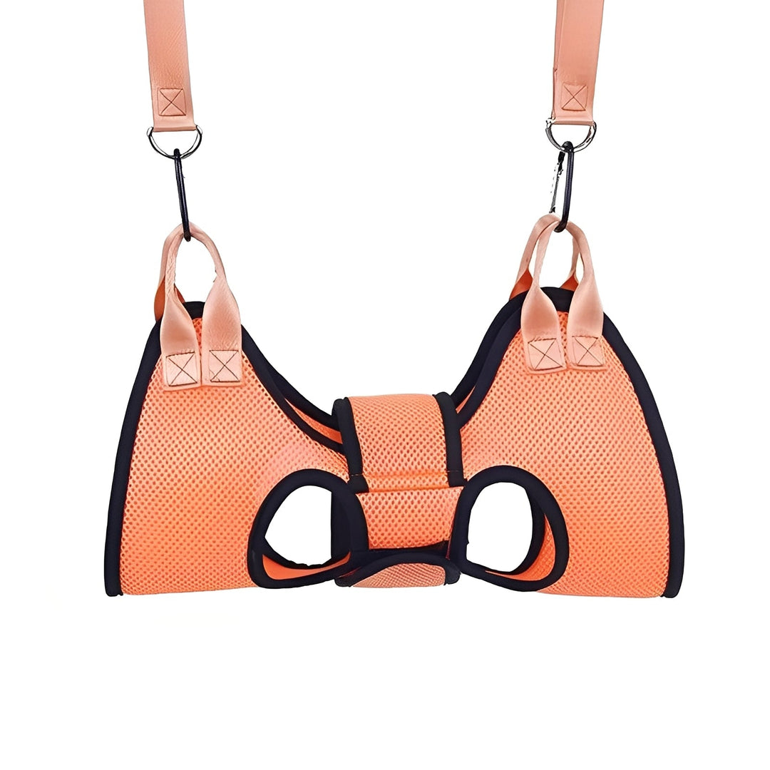 Pet Grooming Hammock with Adjustable Straps and Soft Fabric